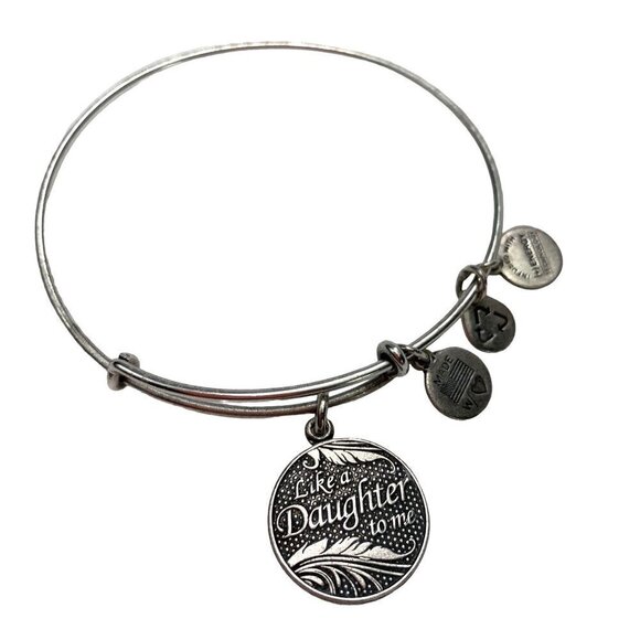 Alex and Ani Like A Daughter To Me Charm Bracelet - Expands 2"- 3.5" - Picture 1 of 2